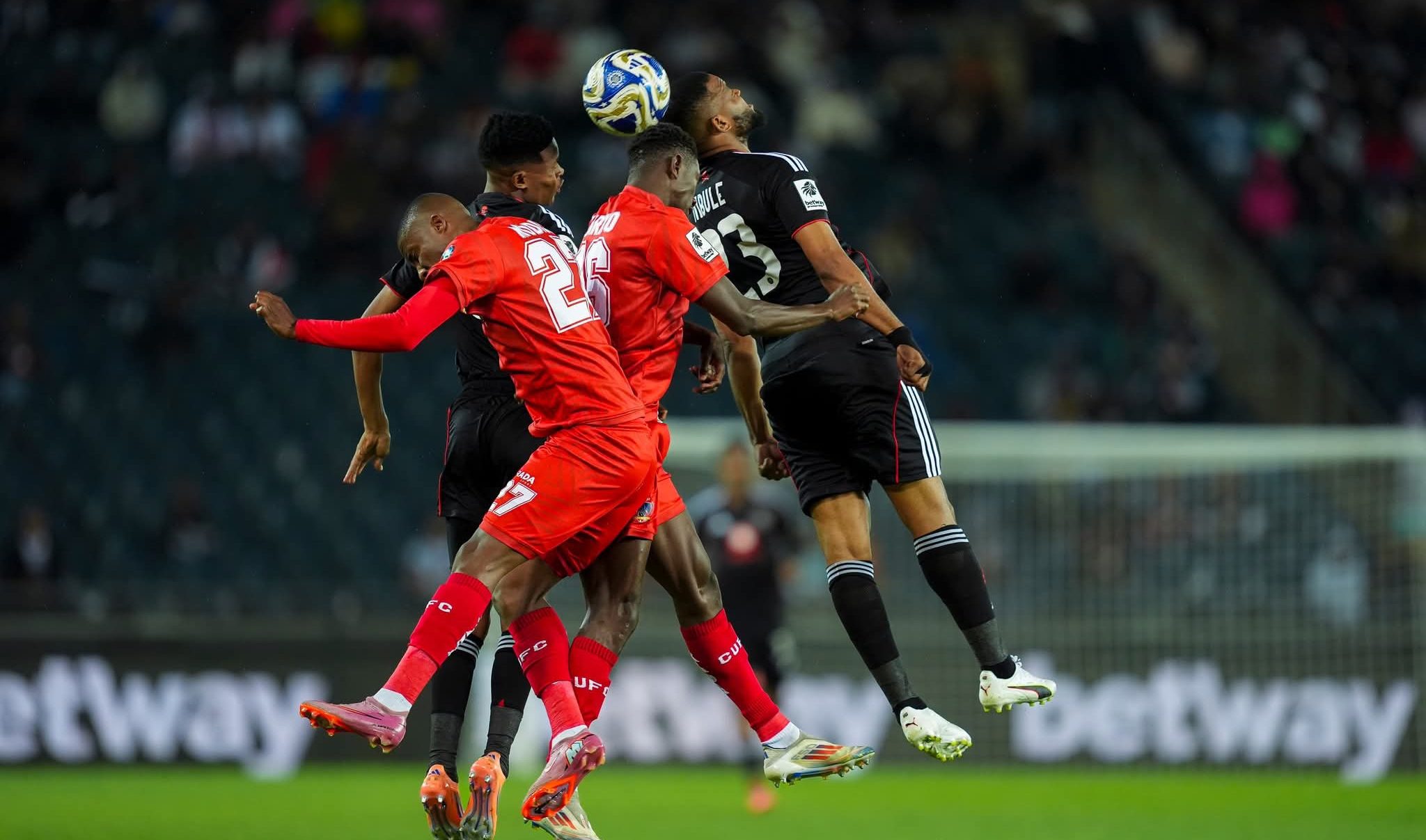 Chippa United and Orlando Pirates in action