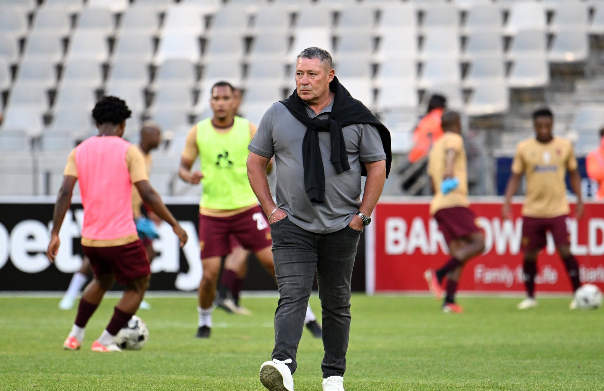 Stellenbosch FC head coach Steve Barker