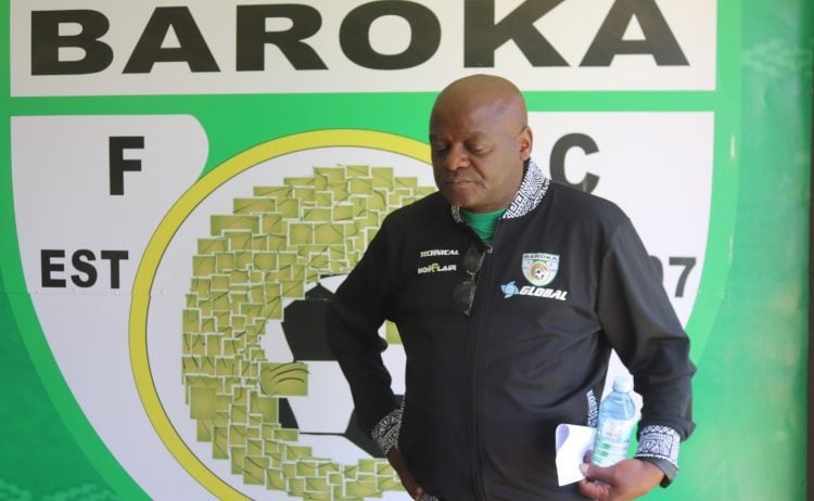 Dan Malesela during his unveiling at Baroka FC in Lebowakgomo
