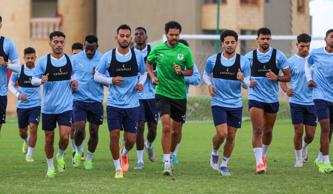 Egyptian club Al-Masry SC at training
