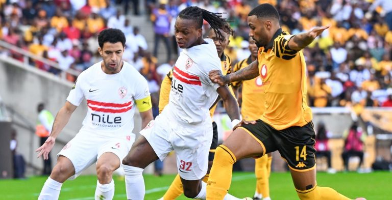 Inacio Miguel and Chico Banza, Kaizer Chiefs vs Zamalek