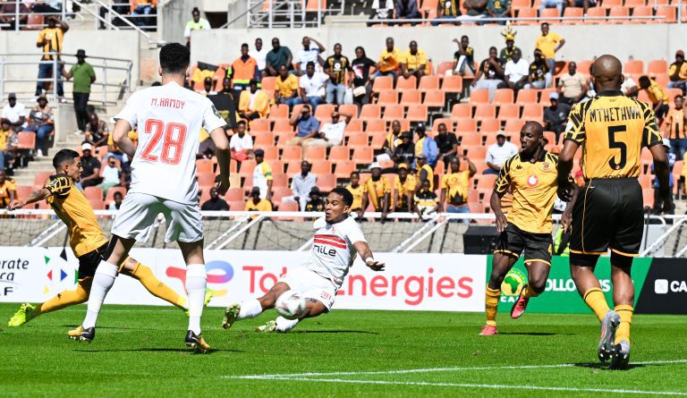 Kaizer Chiefs in action against Zamalek
