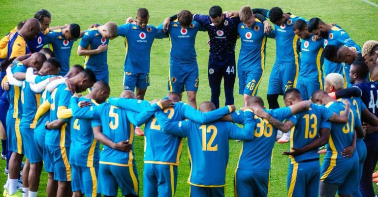 Kaizer Chiefs players at training