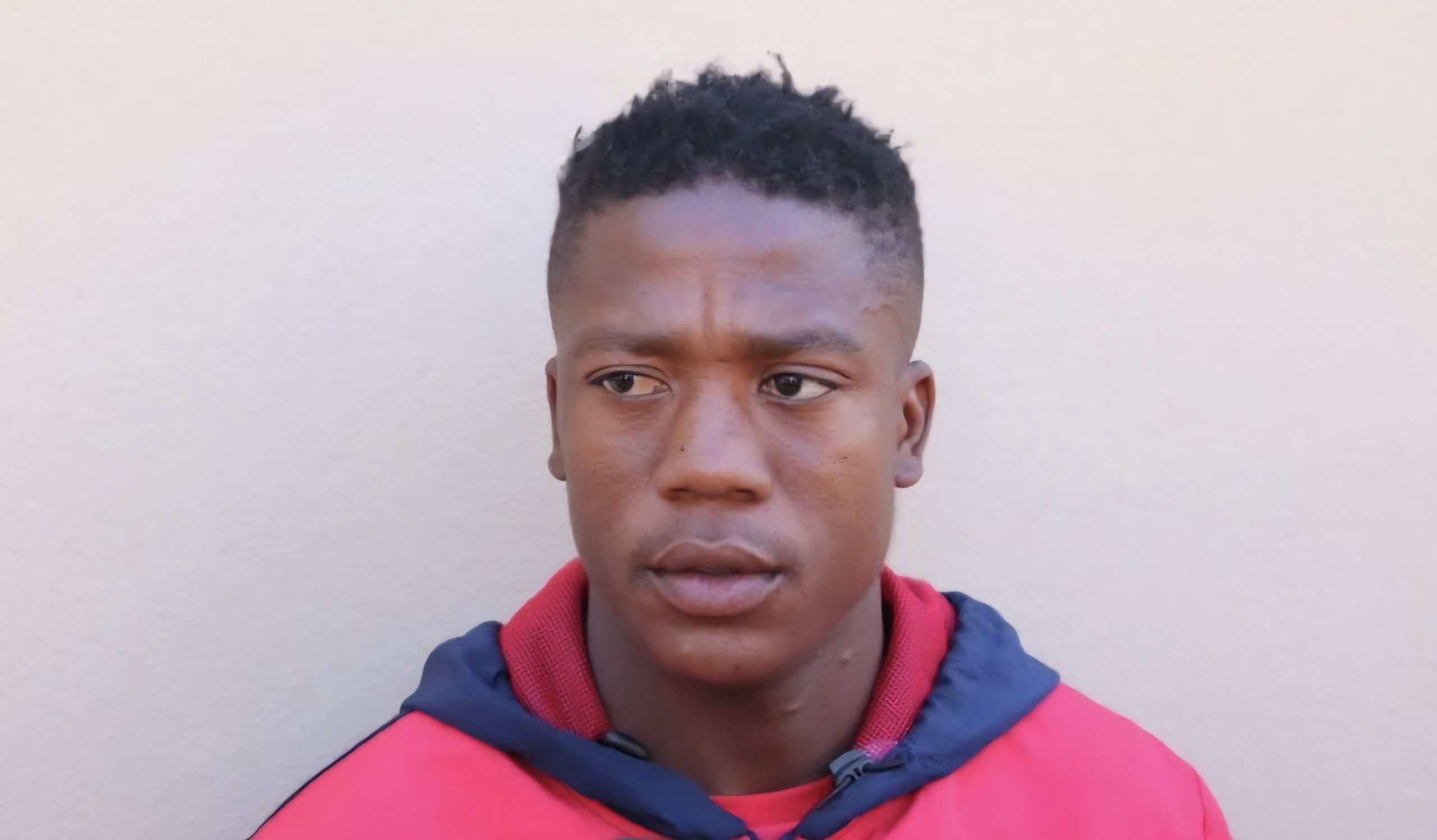 Former Kaizer Chiefs winger Kgaogelo Sekgota speaking to the media