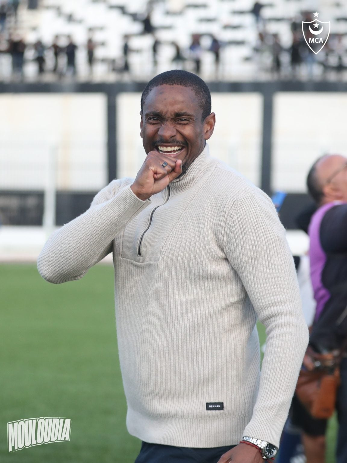 MC Alger head coach Rulani Mokwena happy