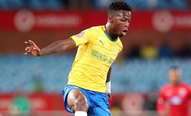 Phakamani Mahlambi in action for Mamelodi Sundowns