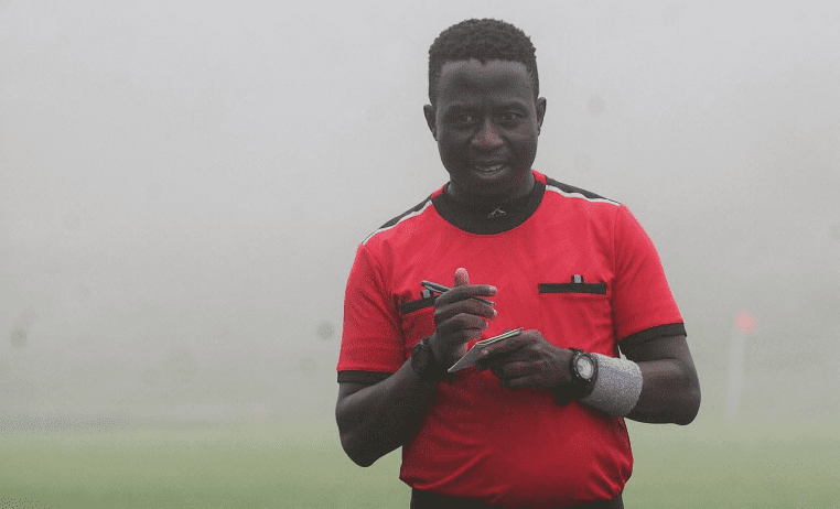 Match official during Dlangezwa Hellenic FC v Umvoti FC