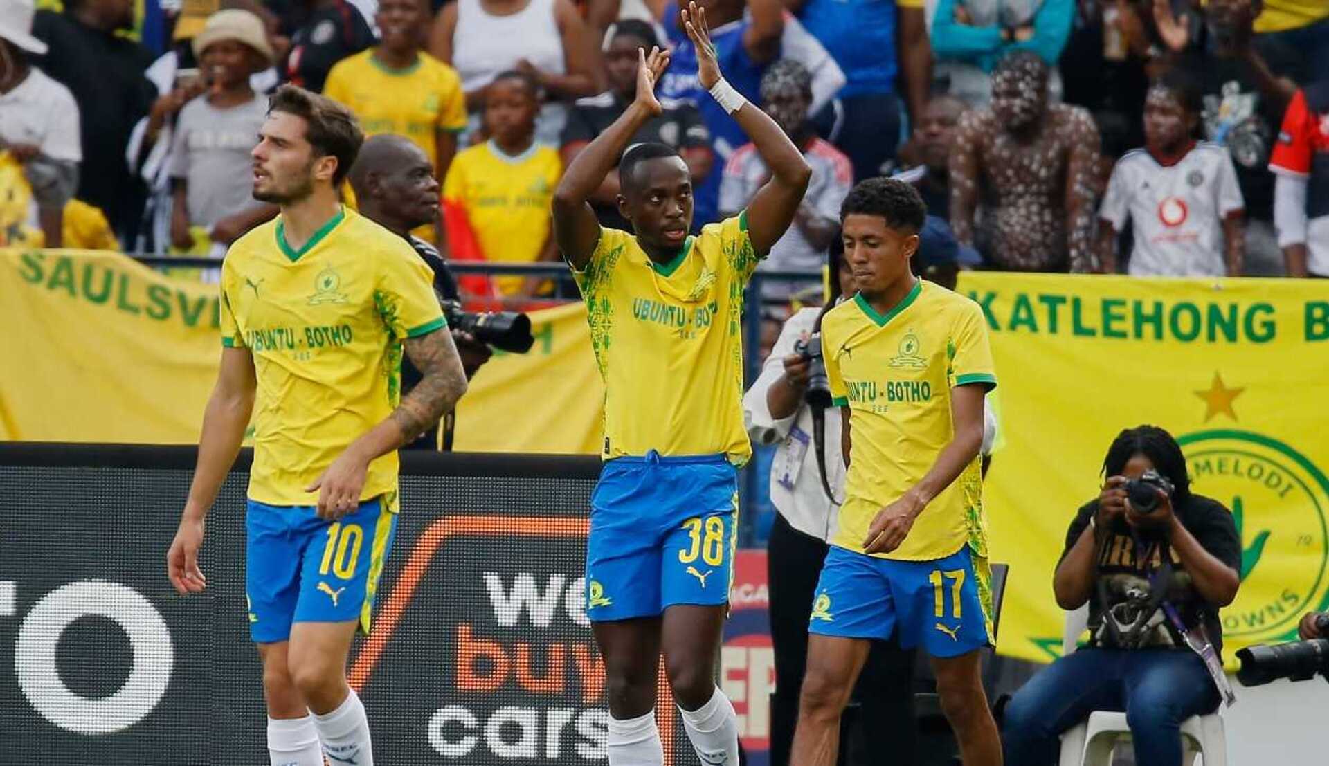 Nuno Santos, Peter Shalulile, Tashreeq Matthews, Mamelodi Sundowns