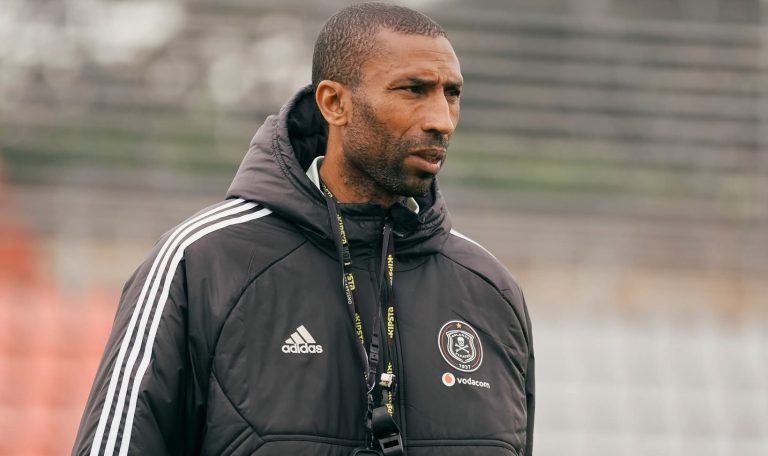 Orlando Pirates head coach Abdeslam Ouaddou at Rand Stadium