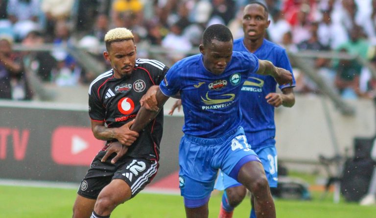 Orlando Pirates in action against Richards Bay FC in the Carling Knockout Cup