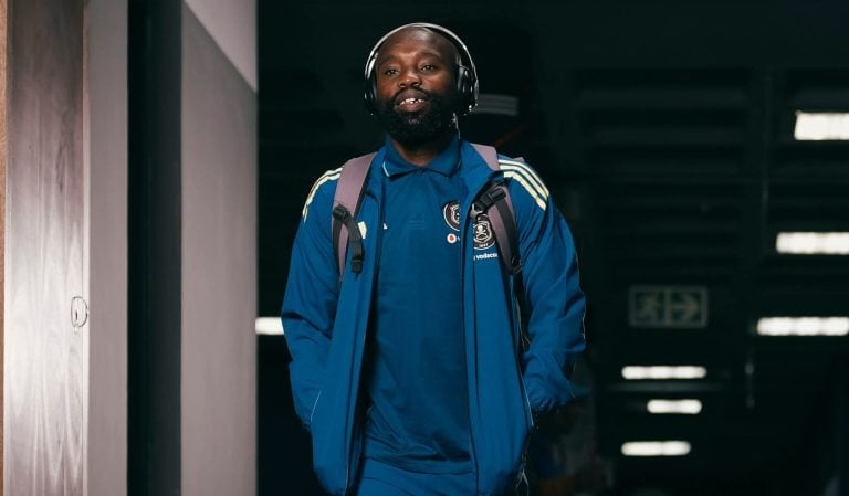 Makhehlene Makhaula with Orlando Pirates at Orlando Stadium