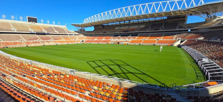 A view of the Peter Mokaba Stadium in Polokwane, Limpopo