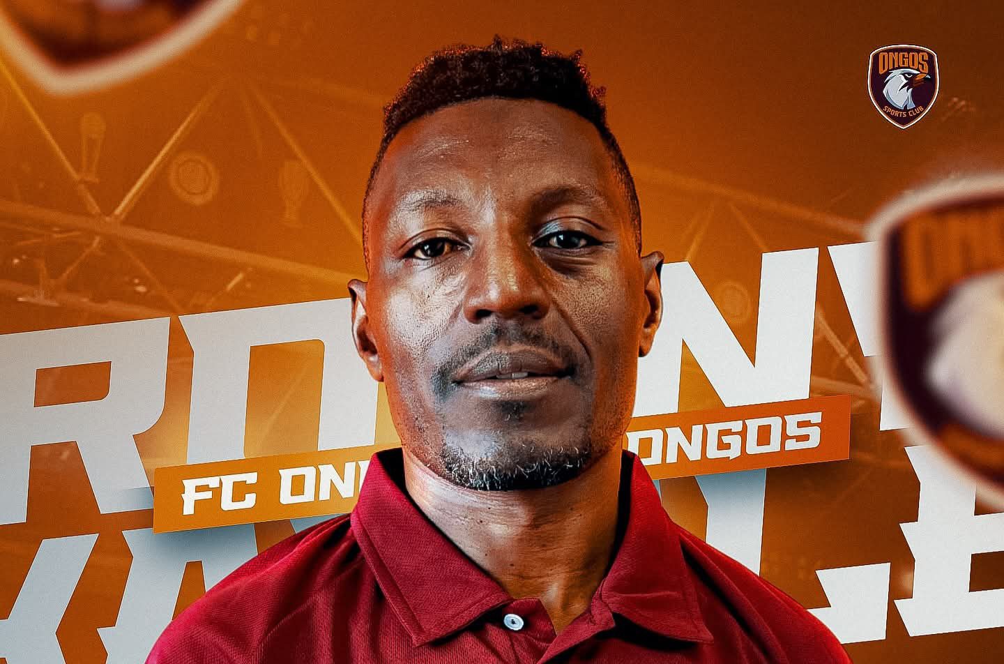 Ronnie Kanalelo officially unveiled as the new head coach for FC Ongos.