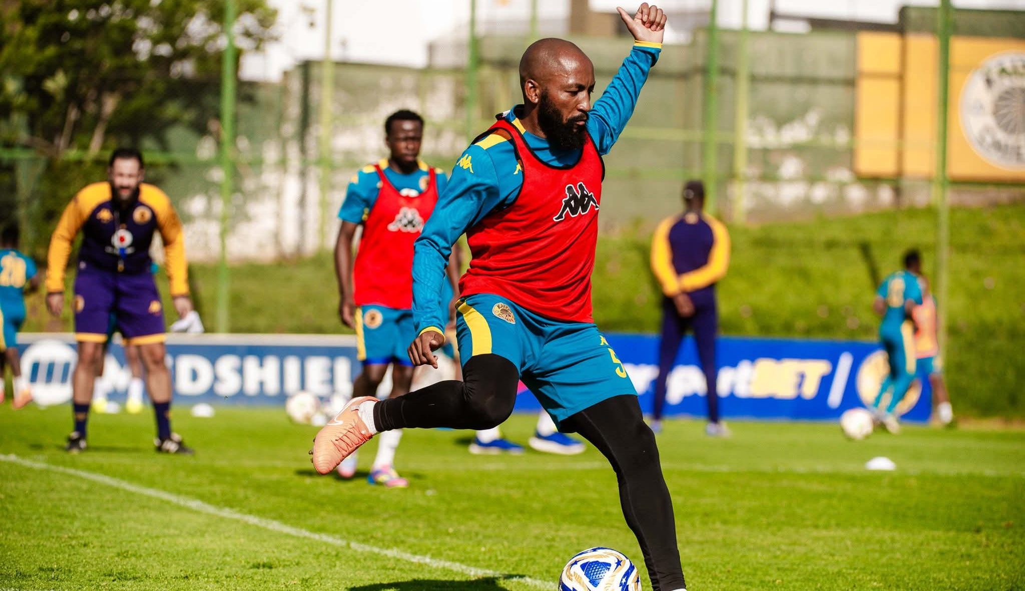 Sibongiseni “Ox” Mthethwa during Kaizer Chiefs training