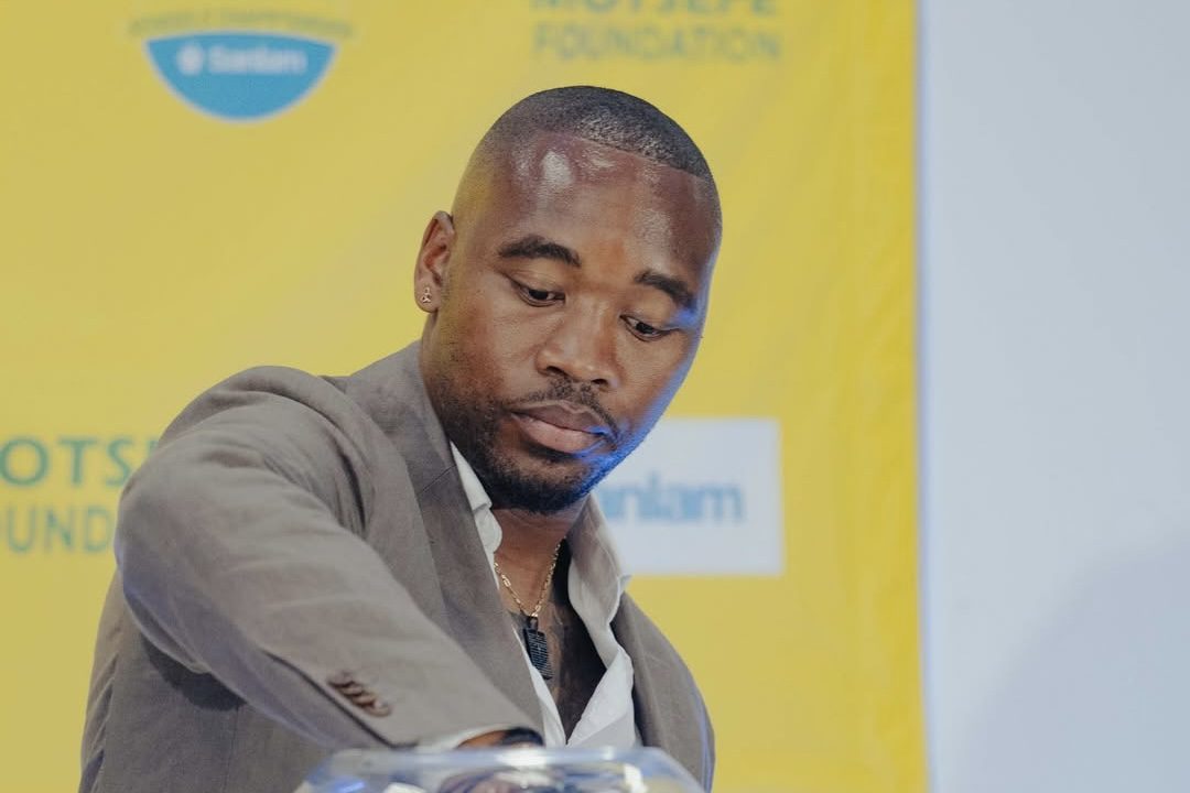 Sibusiso Vilakazi conducting fixture draw