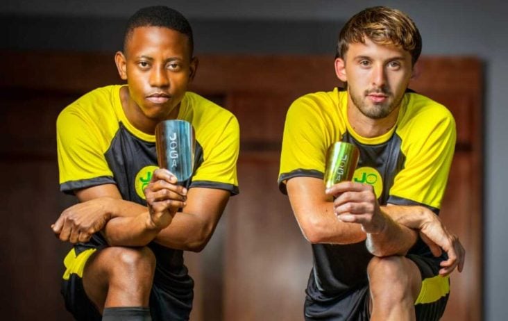 Kaizer Chiefs duo of Thabo Cele and Ethan Chislett