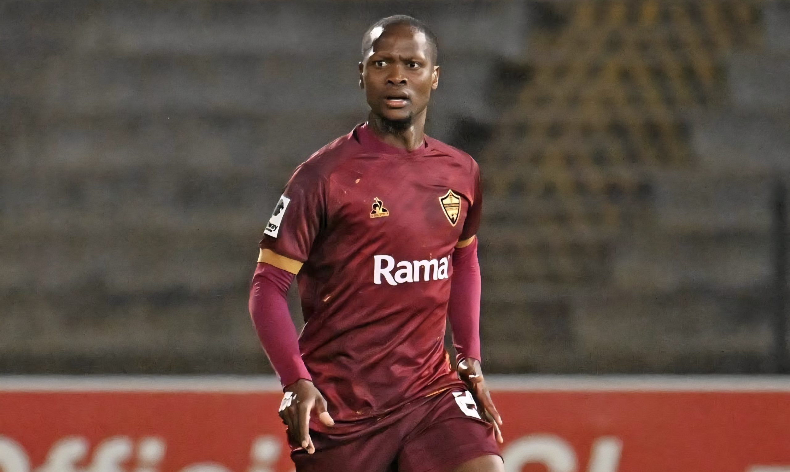 Thabo Moloisane in action for Stellenbosch FC