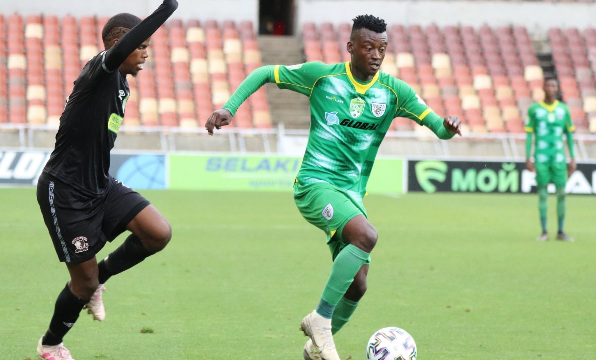 Tshediso Patjie in action during his stint with Baroka FC