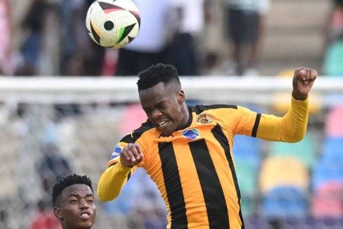Xolani Cossa in action in the DDC for Kaizer Chiefs