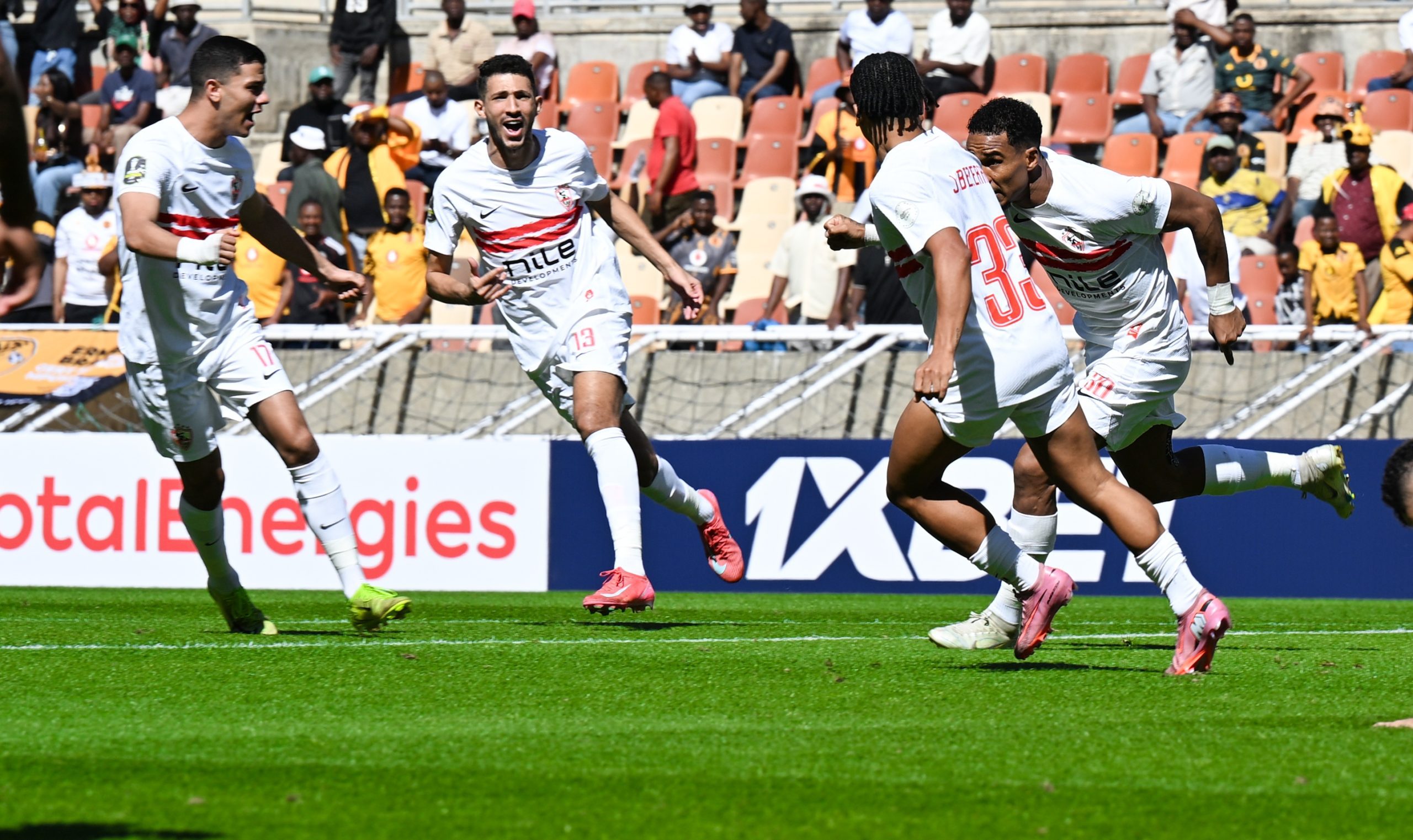 Zamalek and Kaizer Chiefs at the New Peter Mokaba Stadium