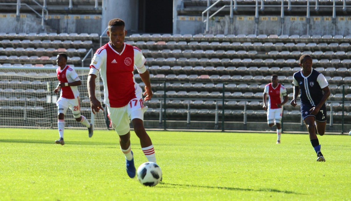 16-year-old Asanele Velebayi at Ajax Cape Town