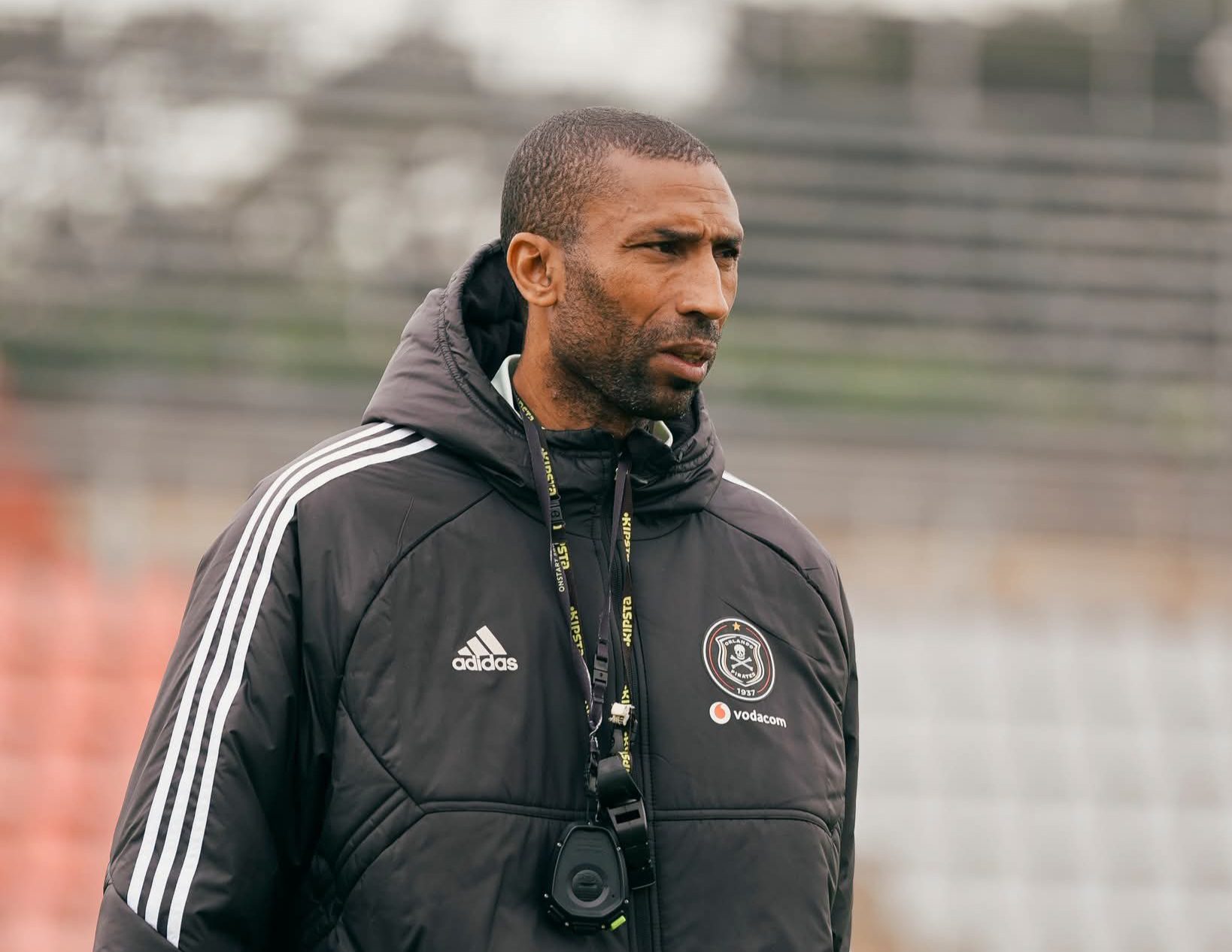Orlando Pirates coach Abdeslam Ouaddou during a training session