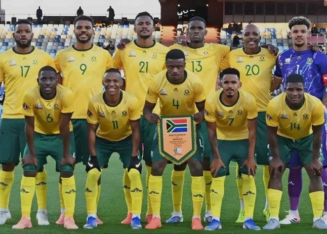 Bafana Bafana's team against Angola at Afcon 2025. Image: Bafana Bafana