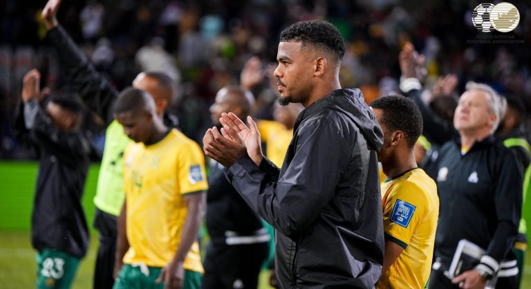 Bafana Bafana in a match
