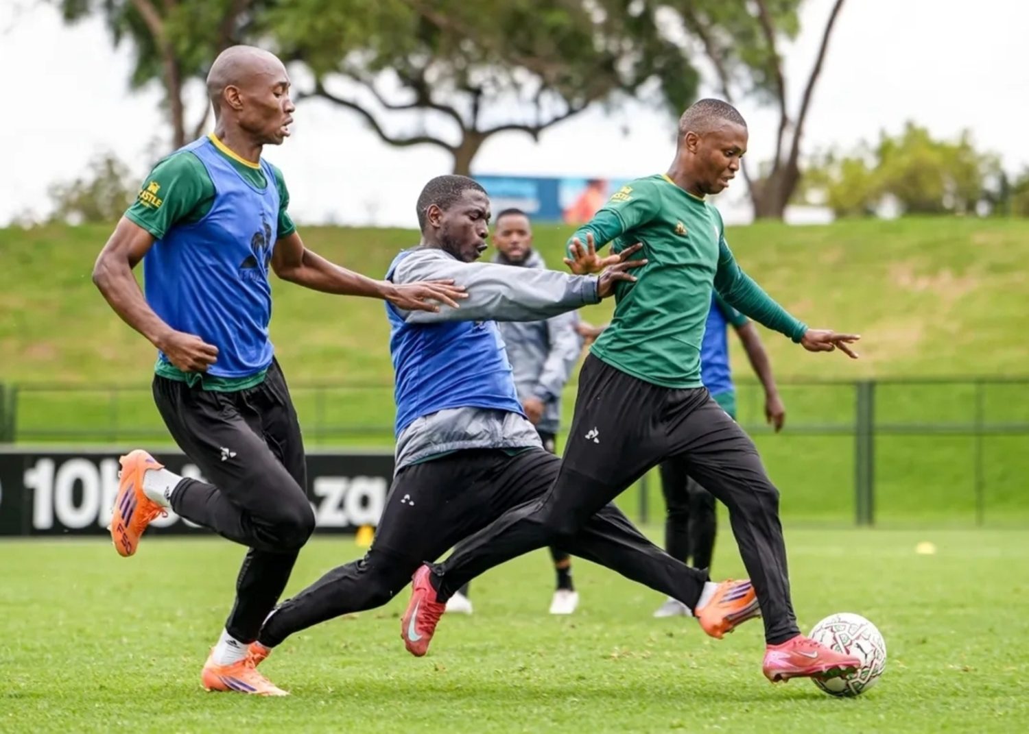 Bafana Bafana in training ahead of 2025 AFCON