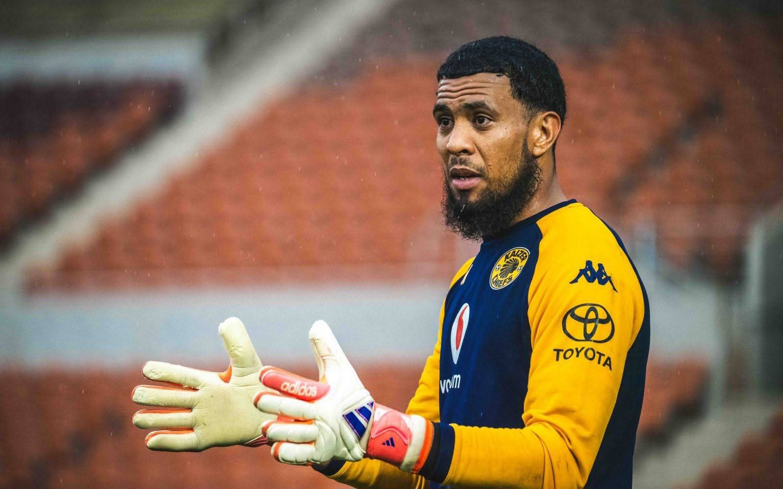 Brandon Petersen during a Kaizer Chiefs training session in Naturena