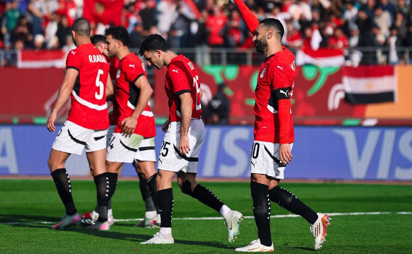 Egypt in action against Bafana Bafana