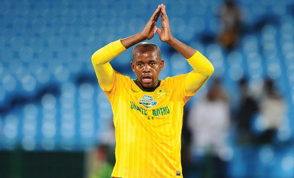 Esrom Nyandoro during his Mamelodi Sundowns playing days