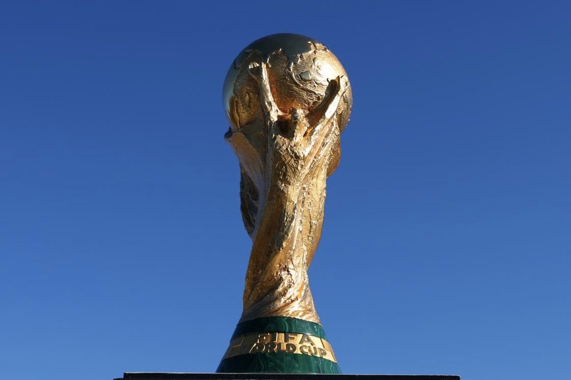 The FIFA World Cup trophy