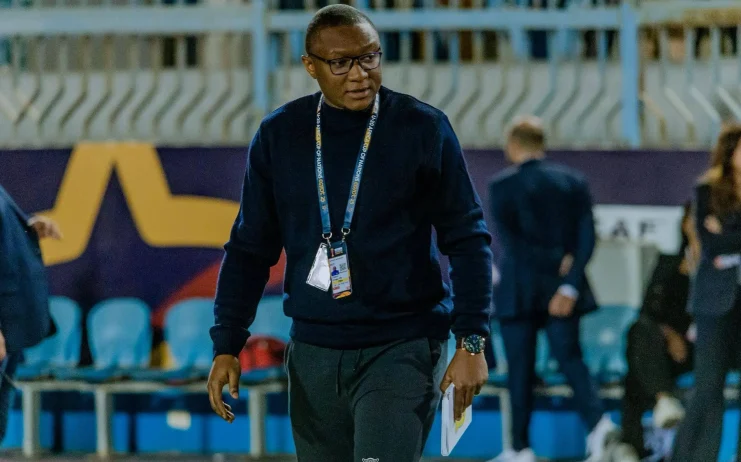 Guy Bukasa guided Saint-Éloi Lupopo to win against Orlando Pirates