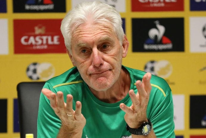 Hugo Broos of Bafana Bafana