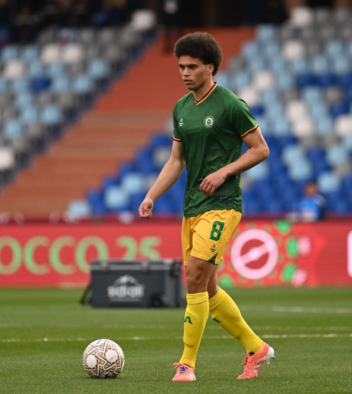 Jonah Fabisch of Zimbabwe at AFCON