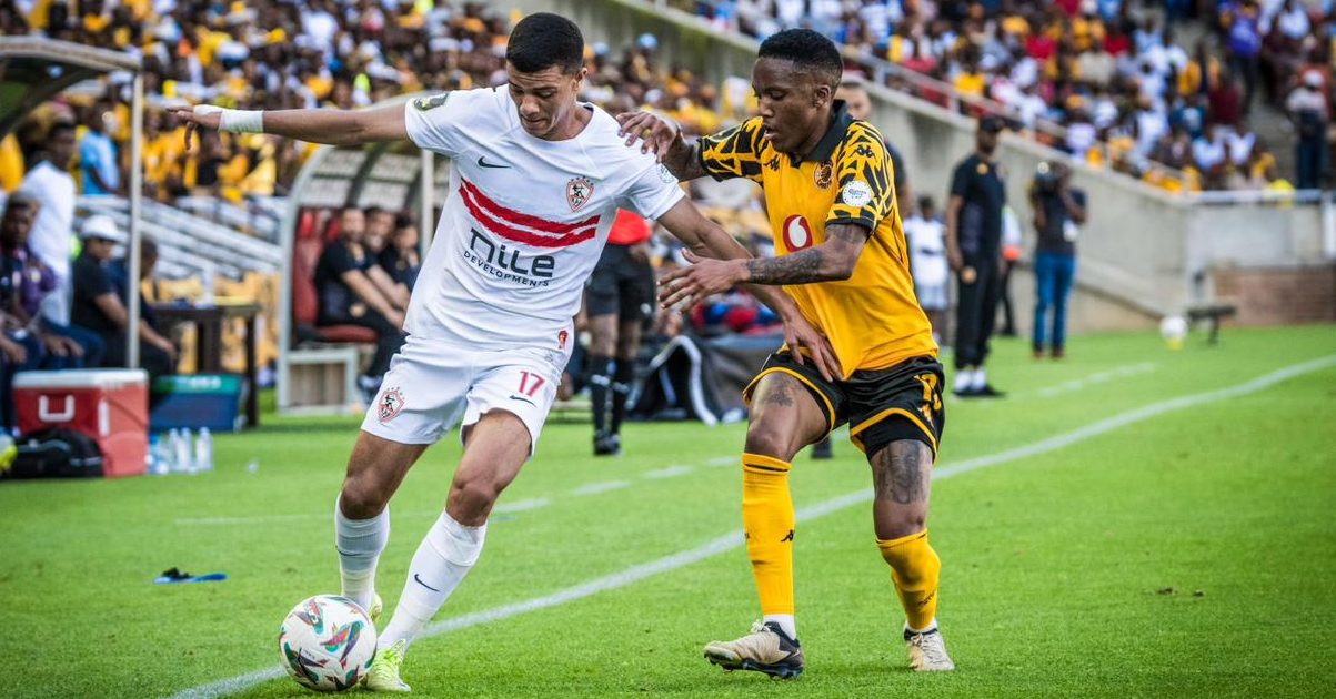 Kaizer Chiefs against Zamalek SC in the CAF Confederation Cup