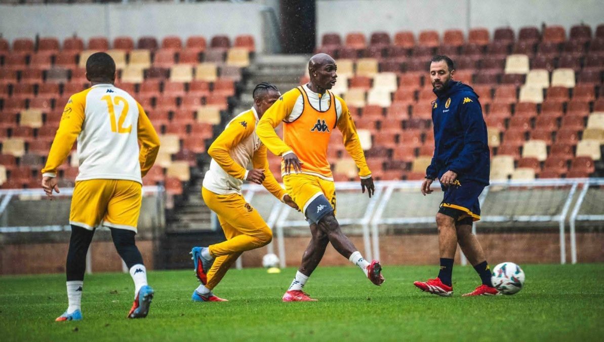 Kaizer Chiefs during a training session