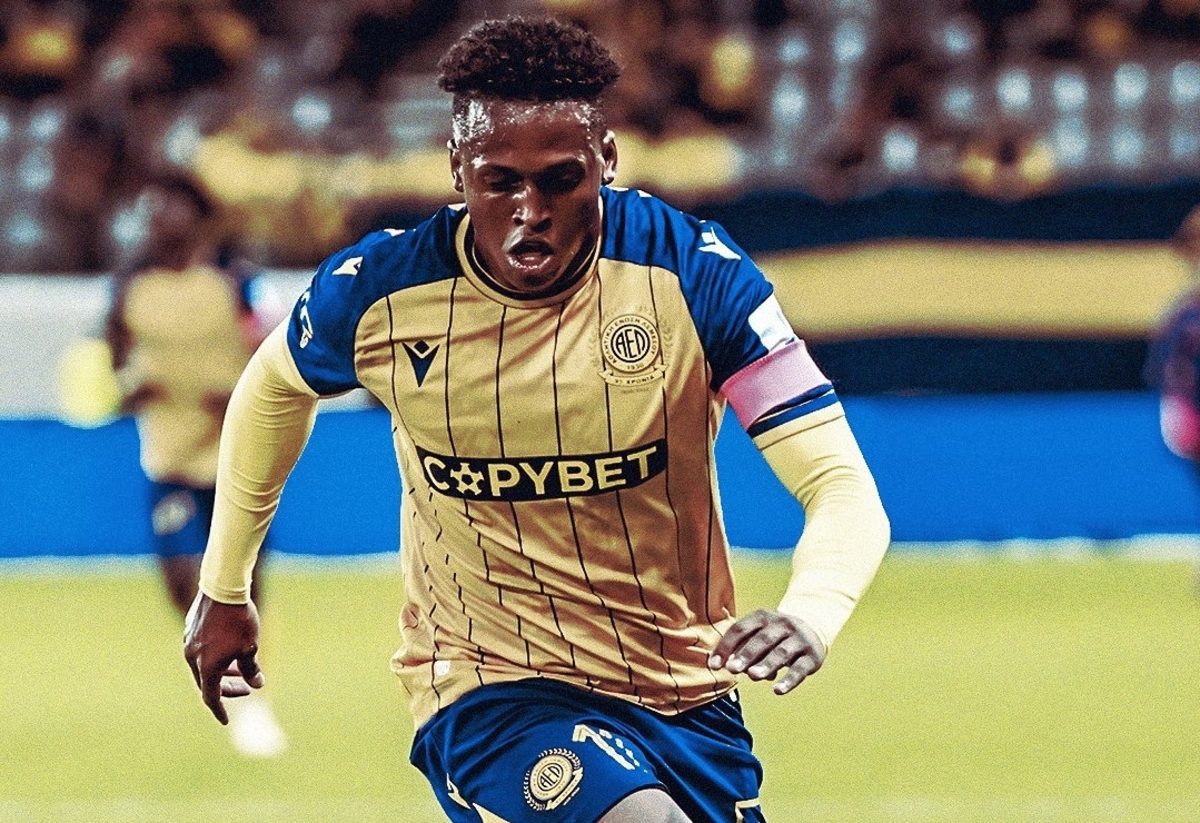 SA star Luther Singh in action for AEL Limassol