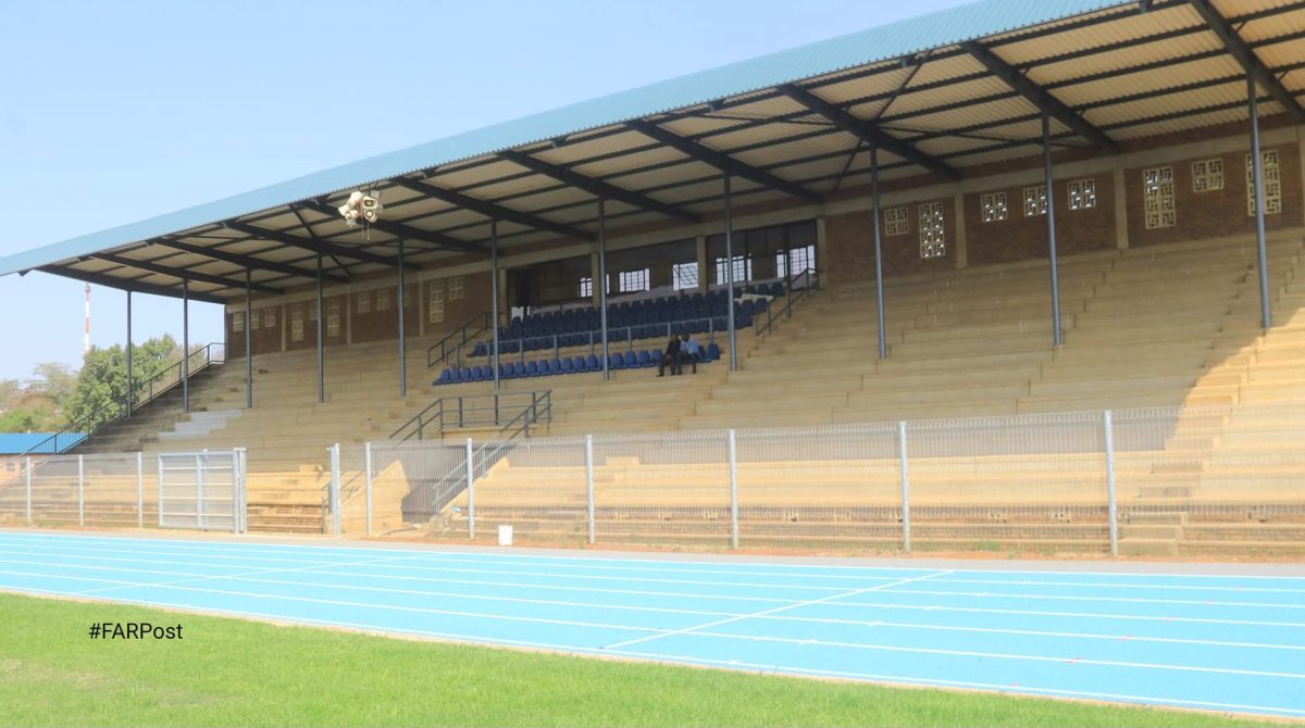 The main stand of the Malamulele Stadium in Limpopo.