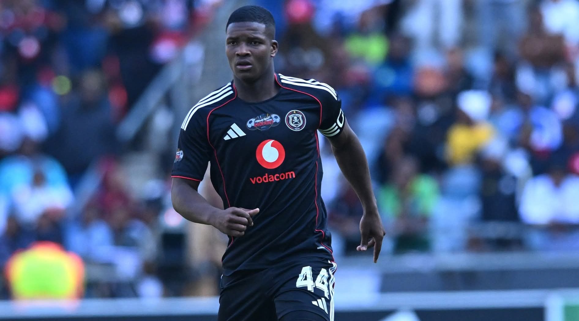 Mbekezeli Mbokazi with Orlando Pirates