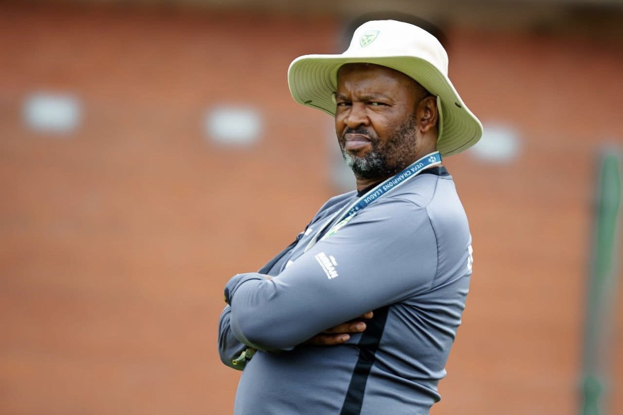 Golden Arrows coach Manqoba Mngqithi at training.