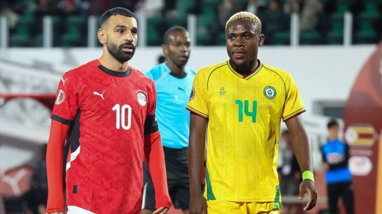 Mohamed Salah and Daniel Msendami, Zimbabwe vs Bafana Bafana