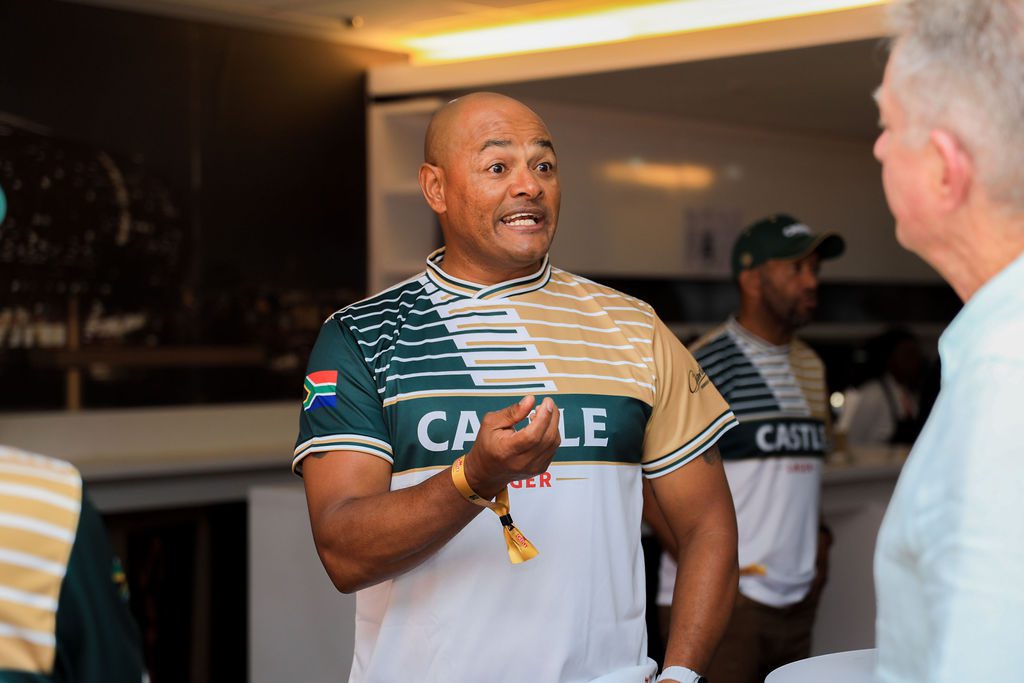 Shaun Bartlett at the Bafana Bafana send-off event in Johannesburg