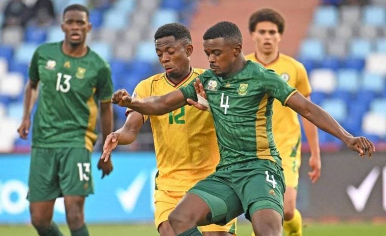 Teboho Mokoena & Bill Antonio, Zimbabwe vs Bafana Bafana