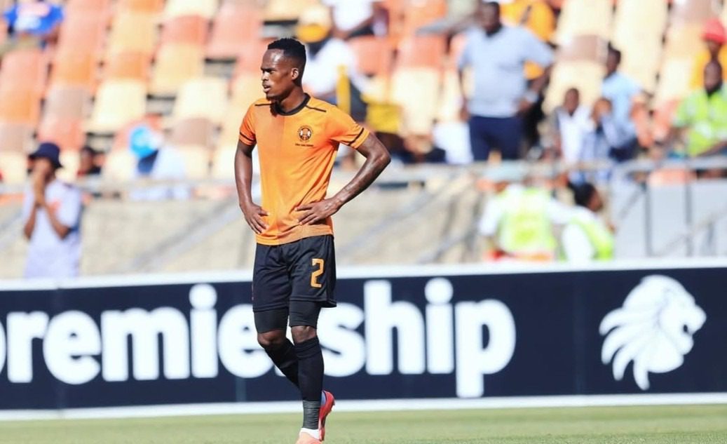 Thabang Matuludi in action for Polokwane City FC