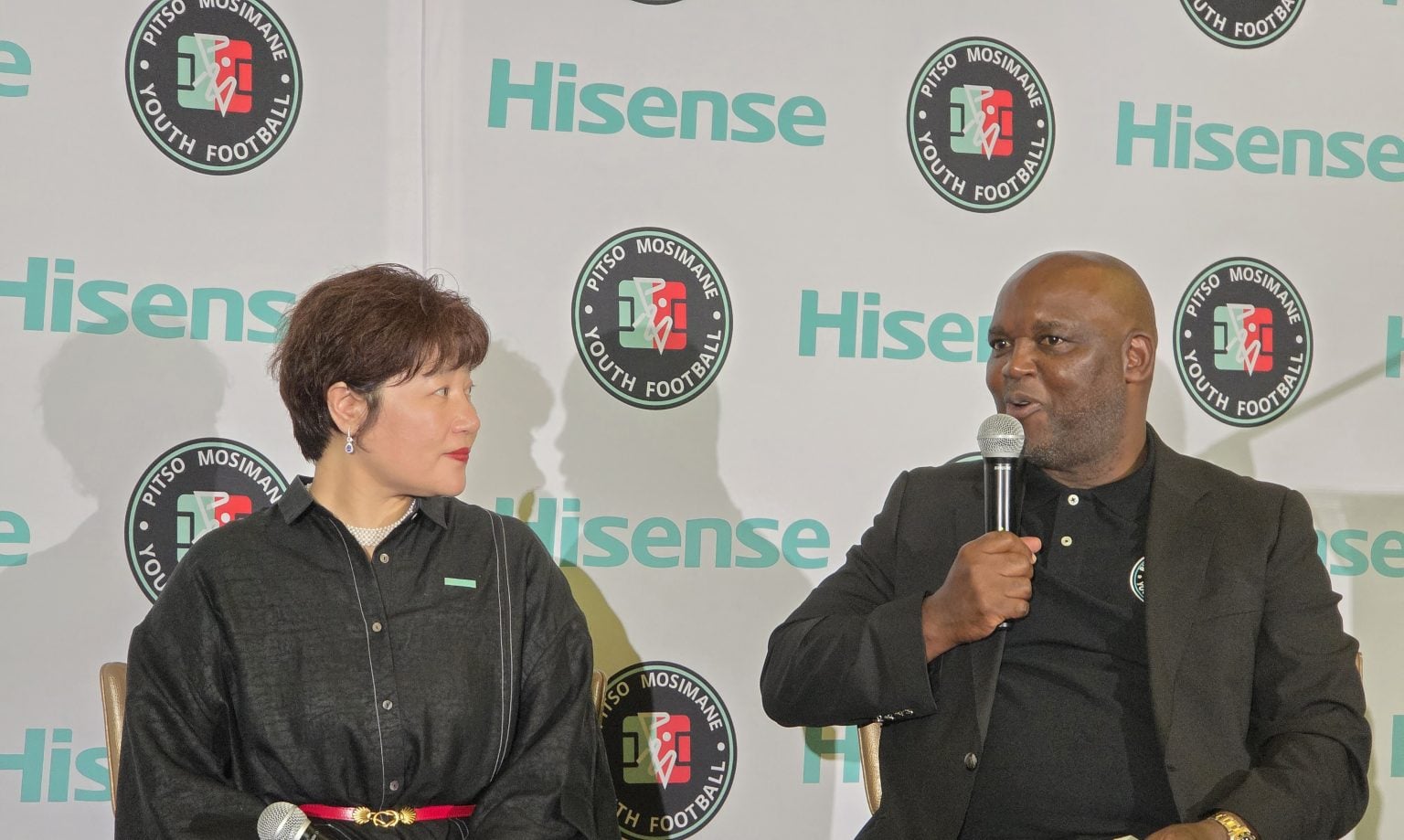 Three-time CAF Champions League winner Pitso Mosimane has announced a tech partnership with Hisense.