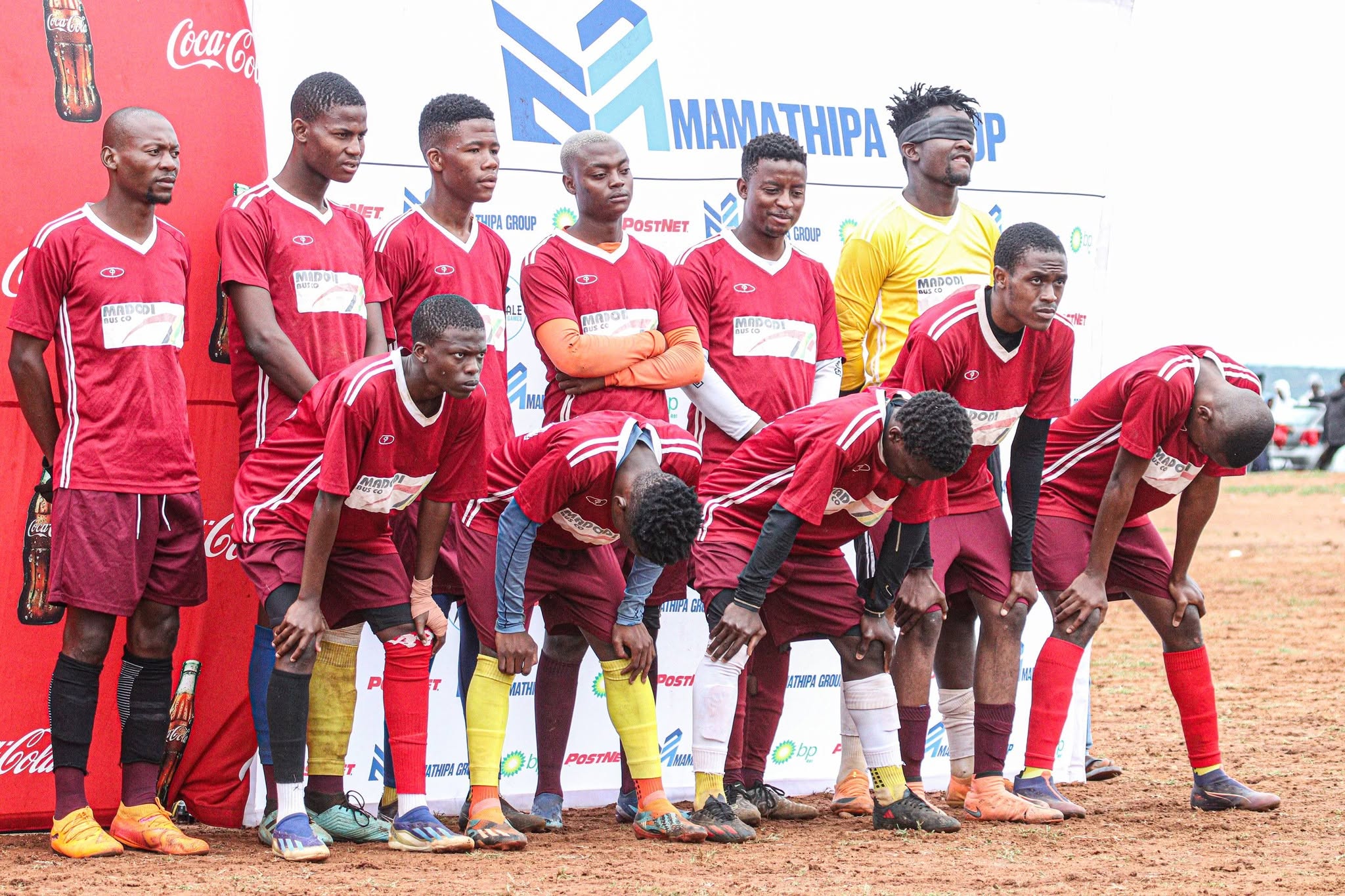 One of the teams at Mamathipa Soccer Challenge taking place in Ga-Dikgale in Limpopo. 