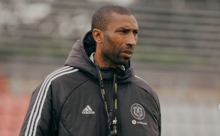 Abdeslam Ouaddou trains Orlando Pirates at the Rand Stadium. Image: Orlando Pirates