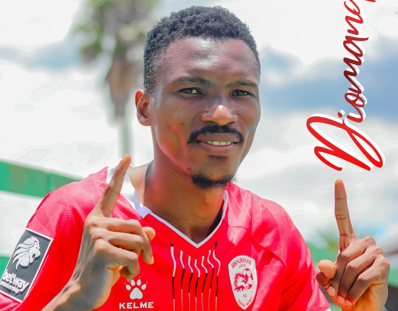 Amede Tidiane Diomande being officially unveiled by Sekhukhune United